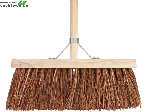 Talen Tools Bezem B37cm Bruin+steel H1,4m