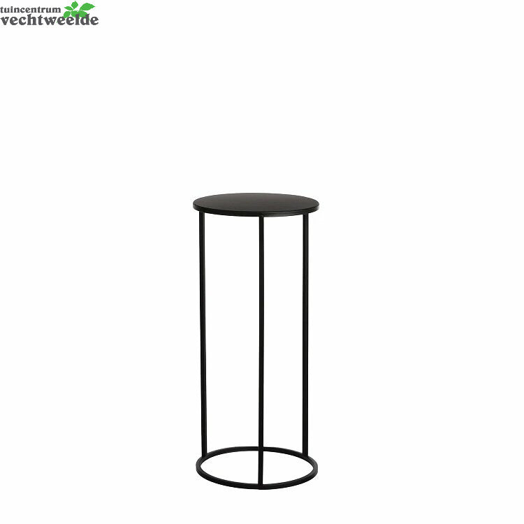 Bijzettafel Quinty D27h60cm Zwart