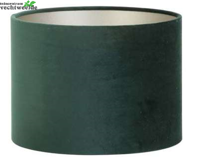 Kap 30-30-21cm Velours Groen