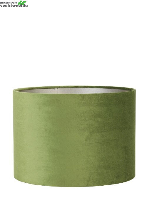 Kap Velours Cilinder D25h18cm Groen