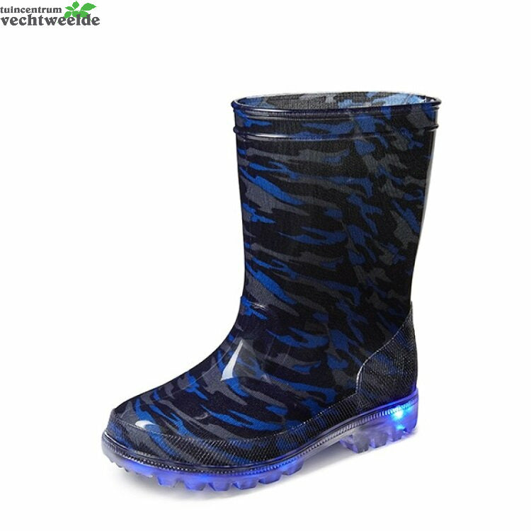 Kinderlaars Lars Blauw Led Maat 27