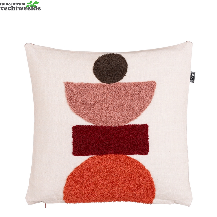 Mood Kussen Momi L45b45h10cm Rood