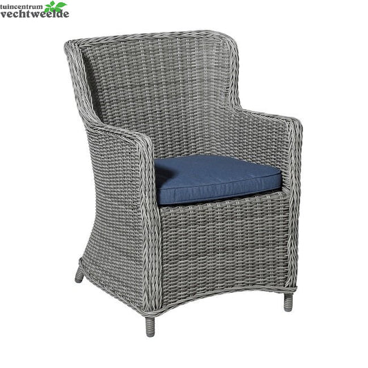 Madison Kussen Wicker L46b48cm Pan Blauw