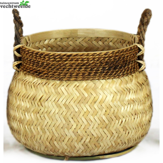 Mand Bamboo Naturel D47h36cm