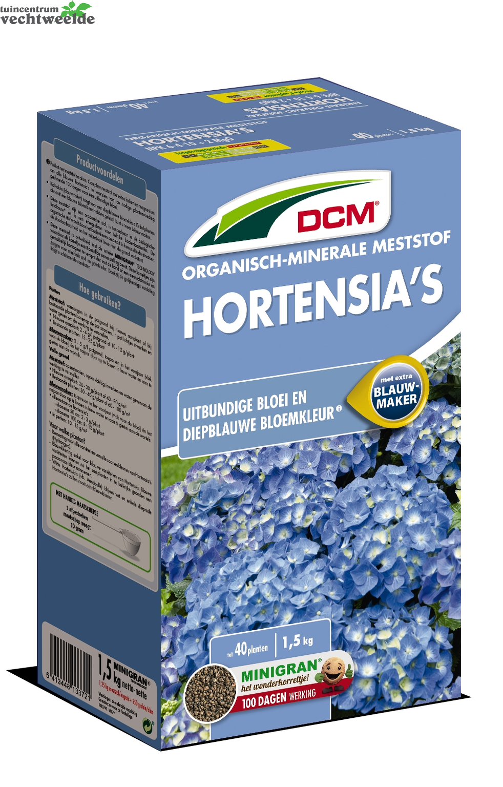DCM Meststof Hortensia Blauw 1.5 Kg