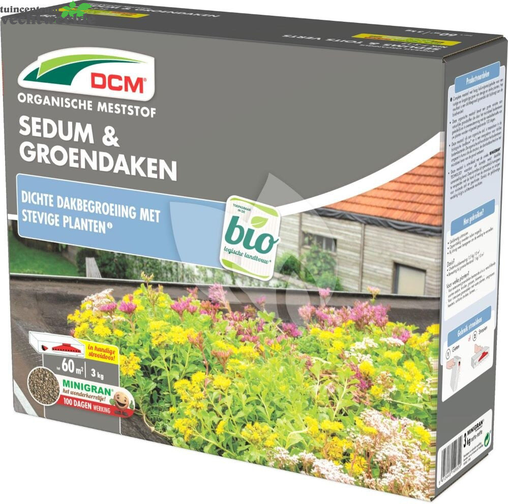 DCM Meststof Sedum/groendaken 3kg