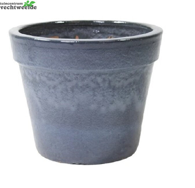 Pot Delta Glazuur D31h25cm Grijs M