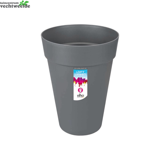 Elho Pot Loft Urban Ro Hoog D35cm Antarciet