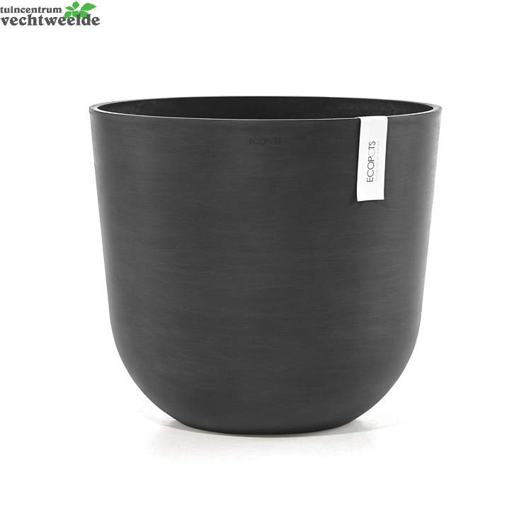 Pot Oslo D45cm Donkergrijs
