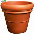Pot Roodsteen Bordo D37h33cm