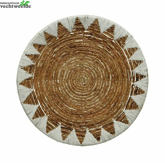 Decoris Schaal Bananenblad D66h9cm Naturel