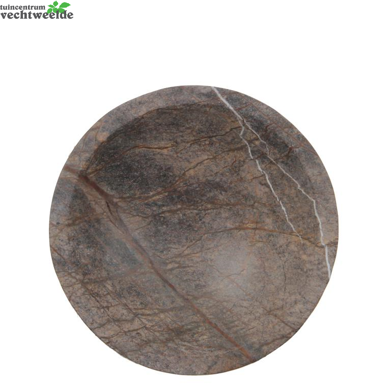 Schaal Cedri D20h4.5cm Bruin