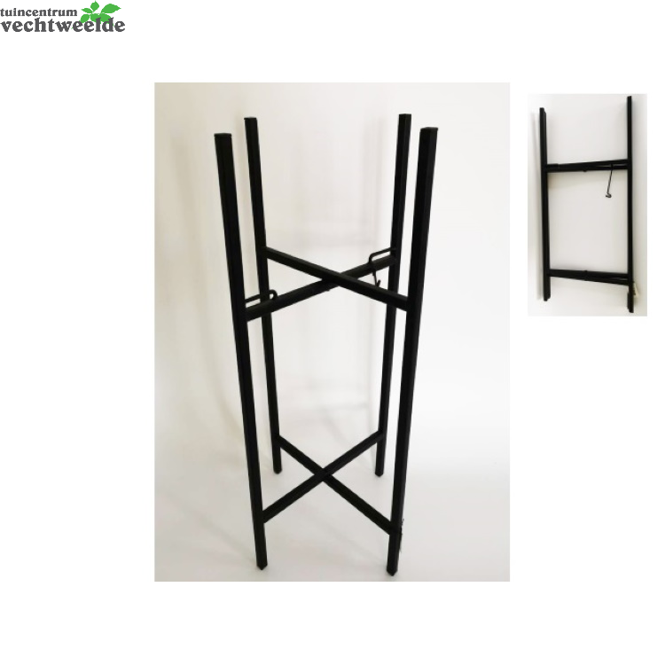 Standaard Metaal L50b50h75cm Zwart