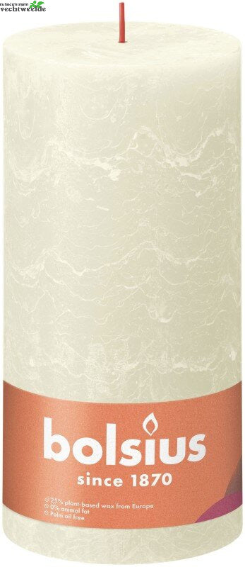 Bolsius Rustiek Stompkaars 200/100 Soft Pearl