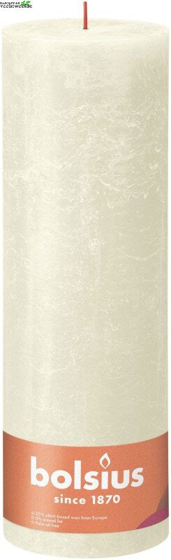Bolsius Rustiek Stompkaars 300/100 Soft Pearl