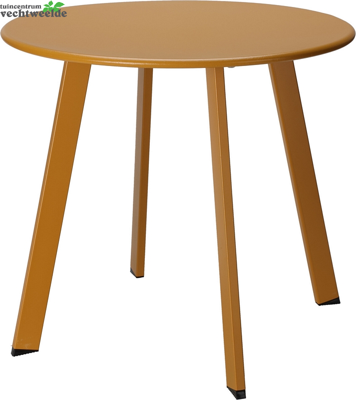 TAFEL 50XH45CM MOSTERD GEEL