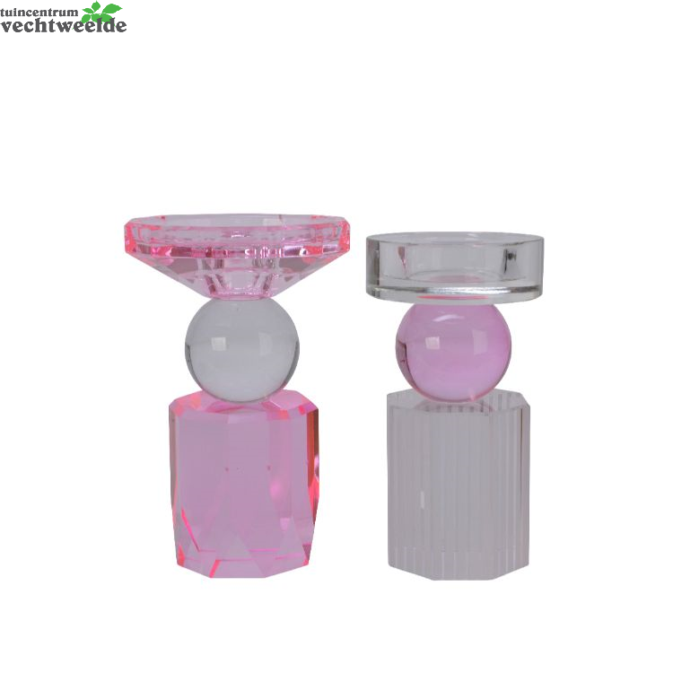 Decoris Theelicht Kristal D9h15cm Rz A2