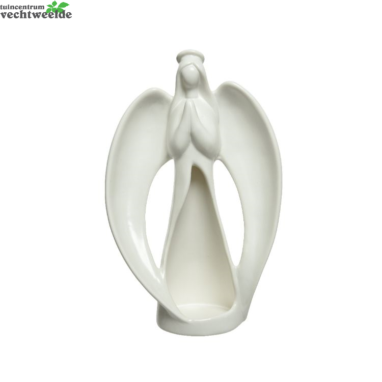 Decoris Theelichthouder Prsln L16b8h24cm Wt