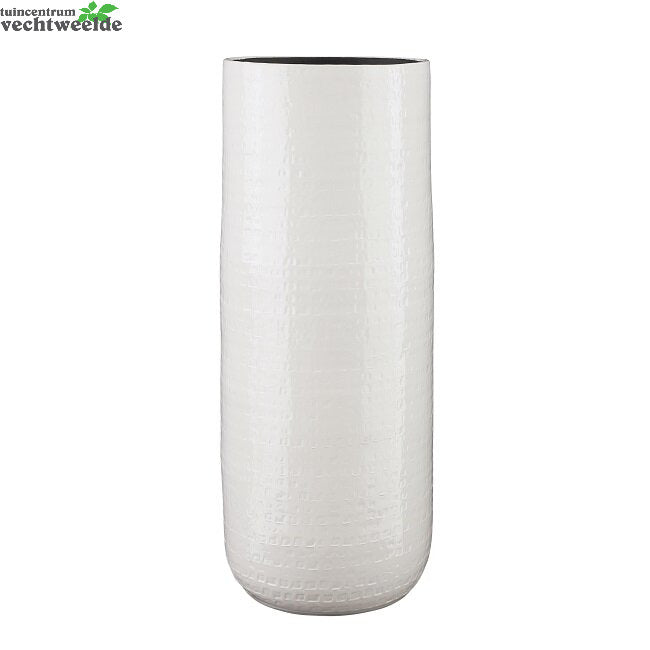 Vaas Floyd D28h70cm Wit - Mica
