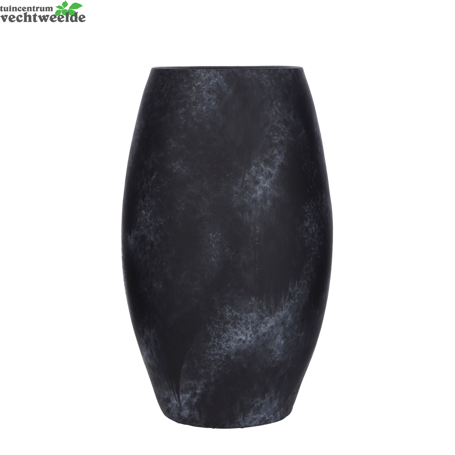 Vaas Lester D30h50cm Zwart Stone - Mica