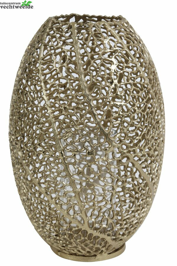 Windlicht D33h51cm Antiek Goud