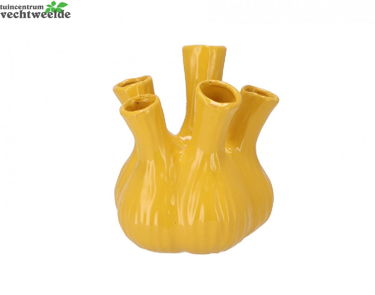  Aglio Vaas Shiny Yellow 17x20cm