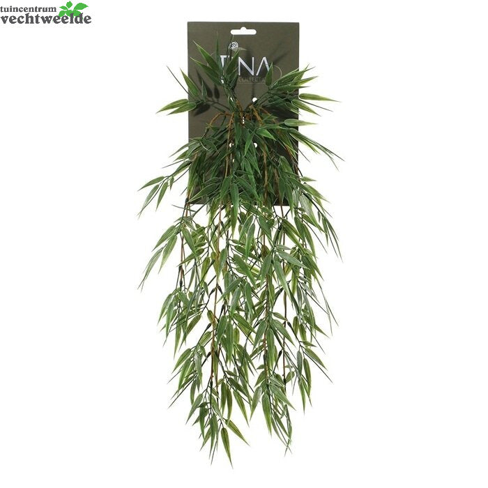  Bamboe Hanger L58cm Groen Hanger (Zijde-plant)