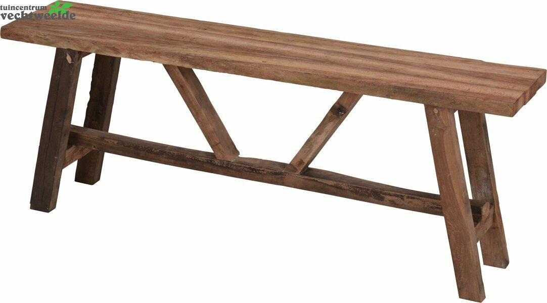  BANK TEAK HOUT 120X25X45CM