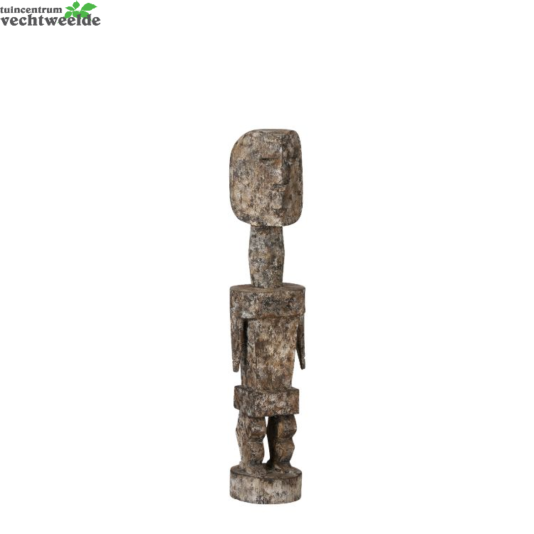  Beeld Hout D12h61cm