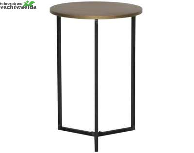  Bijzettafel D45h65.5cm Metaal Brons