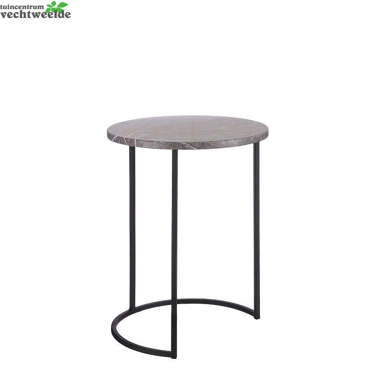  Bijzettafel Feroza D41h54.5cm Grijs