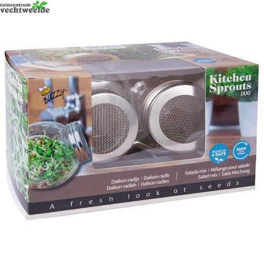  Bio Duo Glazen Pot Met Schaal