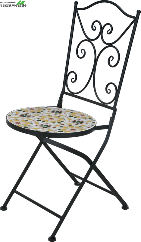  BISTRO STOEL 38X38X90CM ZWART