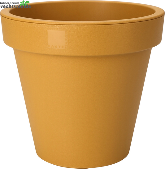  BLOEMPOT EK ROND 50CM OKER