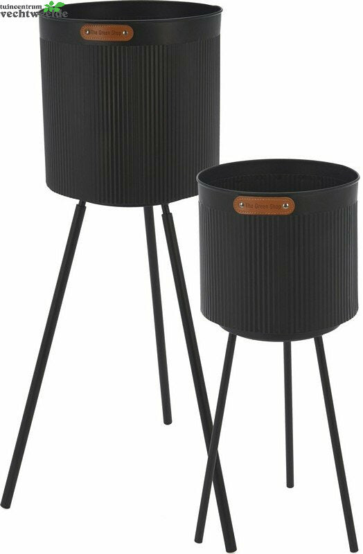  BLOEMPOT METAAL STAAND 45 CM/klein Per Stuk
