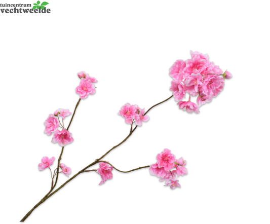  Bloesemtak L84cm Donkerroze