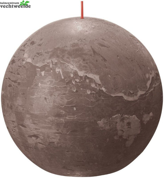 Bolsius Rustiek Bolkaars Ø145 Rustic Taupe