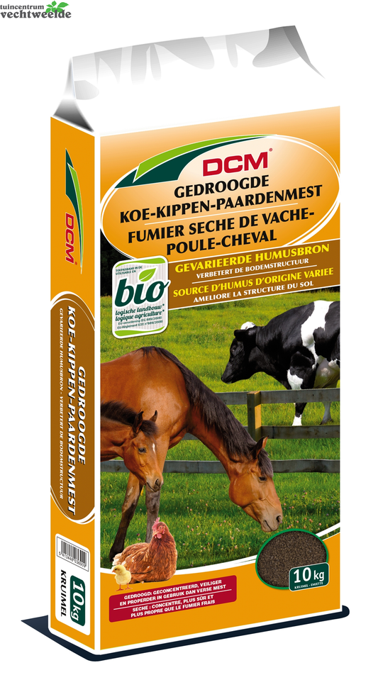  DCM Koe-Kippen-Paardenmest 10 Kg