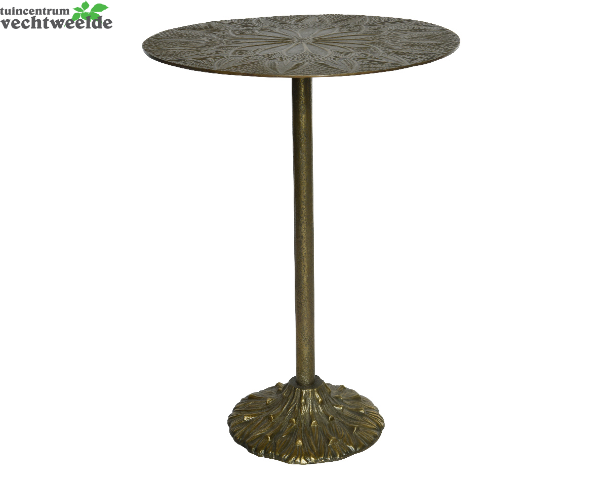 Decoris Decotafel Aluminium D44h54cm Groen