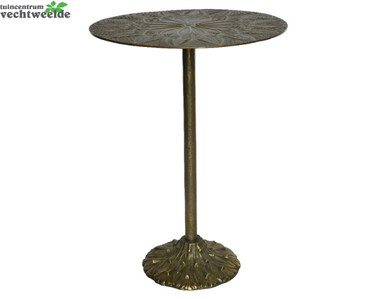 Decoris Decotafel Aluminium D44h54cm Groen