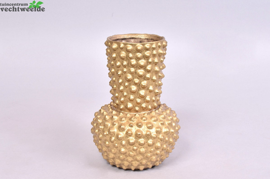  Djedda Vaas Dots Gold 16.5x23cm