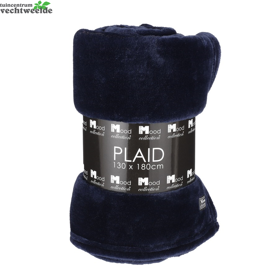 Mood Fleeceplaid Famke L180b130cm D.blw