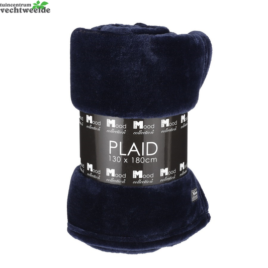 Mood Fleeceplaid Famke L180b130cm D.blw
