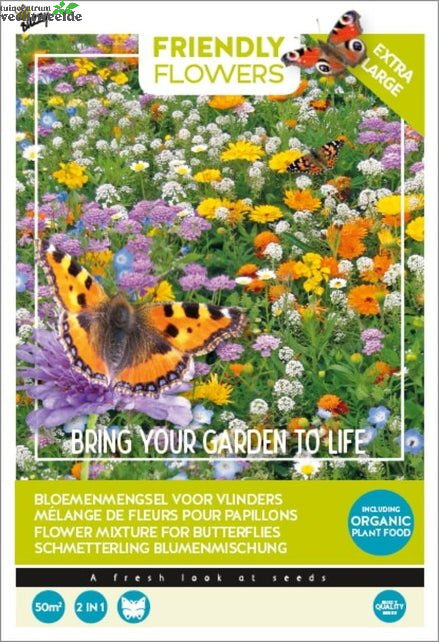  Friendly Flowers Xl Vlinders 50m2