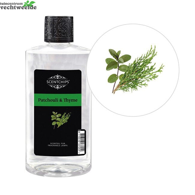  Geurolie 475ml Patchouli & Tijm