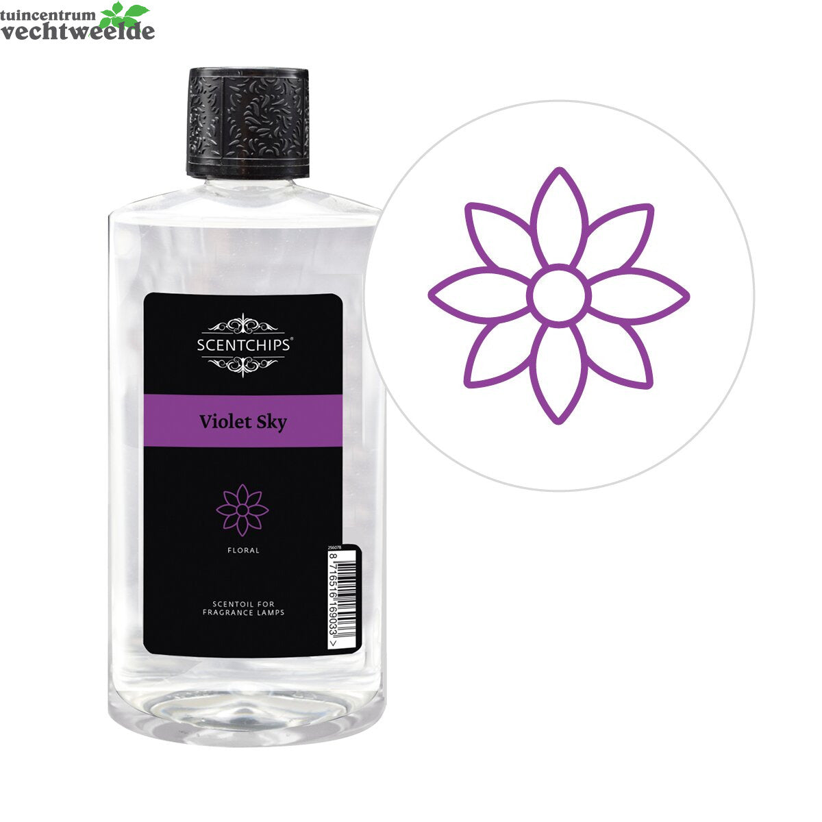  Geurolie 475ml Violet Sky