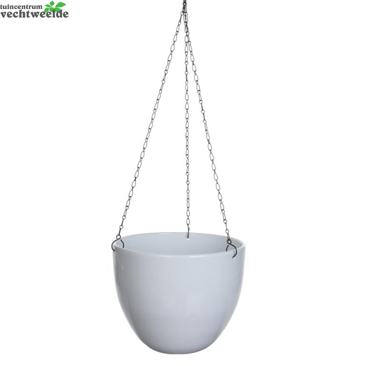  Hangpot Tusca D22.50h19.50cm Wit - Mica