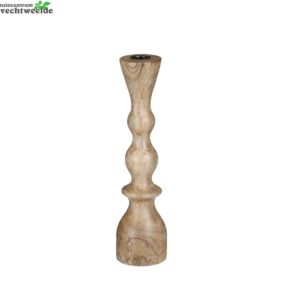  Kandelaar Breggo D7h30cm Bruin