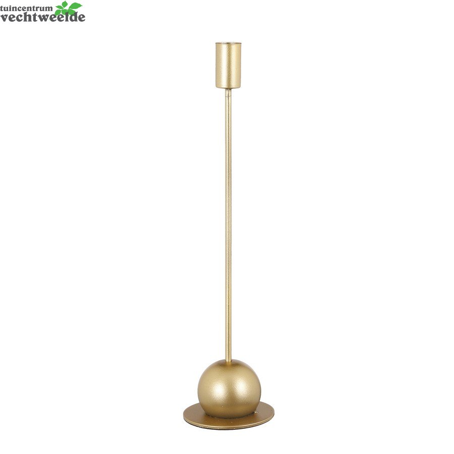  Kandelaar Gusto D8.50h34.50cm Goud