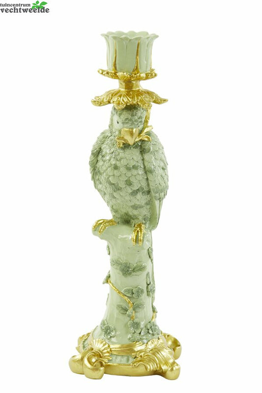  Kandelaar Lora L14.5b12h37cm Groen